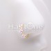 Golden Pink Color Blossom Gem Bendable Nose Hoop