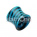 Beetle Maze Swirl Acrylic Ear Gauge Tunnel Plug