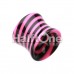 Beetle Maze Swirl Acrylic Ear Gauge Tunnel Plug Beetle Maze Swirl Acrylic Ear Gauge Tunnel Plug