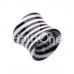 Beetle Maze Swirl Acrylic Ear Gauge Tunnel Plug Beetle Maze Swirl Acrylic Ear Gauge Tunnel Plug