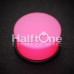 Neon Colored Acrylic Single Flared Ear Gauge Plug