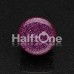 Glitter Shimmer Single Flared Ear Gauge Plug