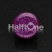 Glitter Shimmer Single Flared Ear Gauge Plug