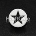 Hollow Star Double Flared Ear Gauge Plug