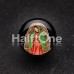 Our Lady of Guadalupe Single Flared Ear Gauge Plug