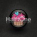 Heartful Cupcake Single Flared Ear Gauge Plug