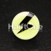 Glow in the Dark Lightning Thunder Single Flared Ear Gauge Plug