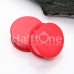 Solid Silicone Ear Skin Double Flared Plug