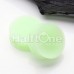 Glow in the Dark Solid Silicone Ear Double Flared Plug