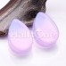 Lavender Opalite TearDrop Double Flared Ear Gauge Plug