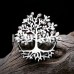 The Tree of Life Multi-Gem Hollow Ear Gauge Plug