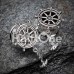 Classic Anchor Wheel with Dock Ear Gauge Tunnel Plug