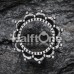 Sylvan Floral Filigree Single Flared Ear Gauge Tunnel Plug