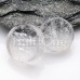 Supersize Clear Quartz Natural Stone Double Flared Ear Gauge Plug