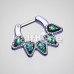 Colorline Opal Quinary Spear Septum Clicker