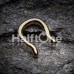 Gold PVD Steel Septum Ring