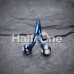 Colorline PVD Aurora Gem Ball Twist Spiral Ring