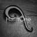 Blackline Swirl Claw Hook Ear Gauge Hanging Taper 