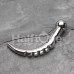 Dragon Steel Talon Threaded Ball Ear Gauge Hanging Taper Dragon Steel Talon Threaded Ball Ear Gauge Hanging Taper