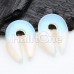 Opalite Stone Keyhole Ear Weight Gauge Hanger
