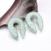 Jade Natural Stone Keyhole Ear Weight Gauge Hanger