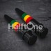 Rasta Jamaican Stripe Acrylic Ear Stretching Taper