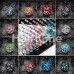 72 Pairs of Assorted Multi-Sprinkle Dot Aurora Ball Earring Studs with Display