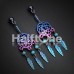 Colorline Dreamcatcher Feather Earring