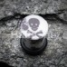 Pirate Skull Wrap Acrylic Ear Gauge Plug