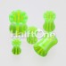 Beach Ball Pinstripe Acrylic Double Flared Tunnel Plug Beach Ball Pinstripe Acrylic Double Flared Tunnel Plug
