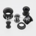 Basic Acrylic Smooth Flared Screw-Fit Tunnel Plug