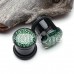 Leopard Print Single Flared Ear Gauge Plug