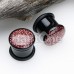 Leopard Print Single Flared Ear Gauge Plug