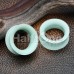 Seafoam Green Ultra Thin Flexible Silicone Ear Skin Double Flared Tunnel