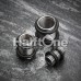 Spring Coil No Flare Ear Gauge Tunnel Plug