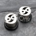 Cancer Zodiac Astrology Sign Steel Single Flared Ear Gauge Plug