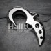 Viscious Fang Steel Ear Gauge Hanging Taper