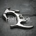 Blade Claw Steel Ear Gauge Hanging Taper