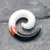 I'm Burning for You Acrylic Ear Gauge Spiral Hanging Taper