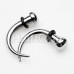 Round Nail Steel Ear Gauge Hanging Taper