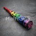 Rainbow Retro Star Acrylic Ear Stretching Taper