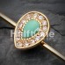 Golden Avice Turquoise Industrial Barbell