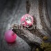 Aurora Gem Ball UV Acrylic Barbell Tongue Ring