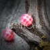 Classic Checker Acrylic Top Barbell Tongue Ring