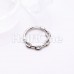 Chain Link Steel Seamless Hinged Clicker Ring Chain Link Steel Seamless Hinged Clicker Ring