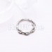 Chain Link Steel Seamless Hinged Clicker Ring