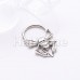 Spider Steel Seamless Hinged Clicker Ring