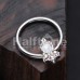 Her Eminence Steel Captive Bead Ring