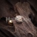 Golden Full Dome Pave Cartilage Tragus Earring