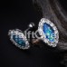 Opal Diamante Cartilage Tragus Earring